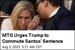 MTG Goes to Bat for George Santos, Urges Commutation