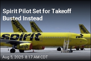 Spirit Pilot Due for Takeoff Is Arrested Instead