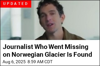 US Journalist Missing on Norwegian Glacier