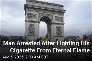 Man Arrested After Lighting His Cigarette From Eternal Flame