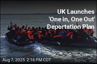 UK Detains First Migrants in New Deportation Plan
