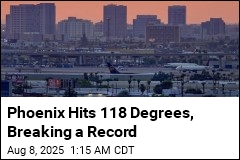 Phoenix Hits 118 Degrees, Breaking a Record