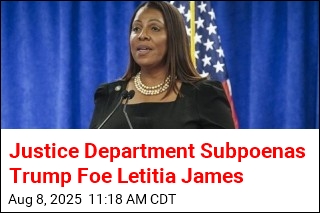 Justice Department Subpoenas Trump Foe Letitia James
