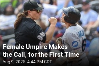 Female Umpire Makes the Call, for the First Time