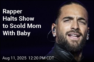 Rapper Halts Show to Scold Mom With Baby