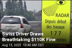 Swiss Driver Draws Breathtaking $110K Fine