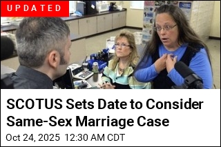 Infamous County Clerk Brings Gay Marriage Fight to SCOTUS