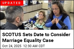Infamous County Clerk Brings Gay Marriage Fight to SCOTUS