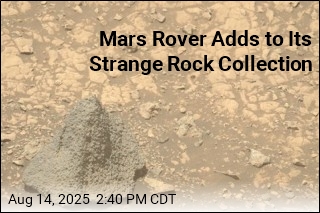 Mars Rover Adds to Its Strange Rock Collection