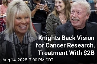 Knights Back Vision for Cancer Research, Treatment With $2B