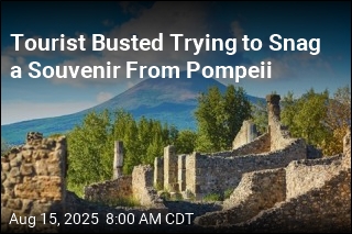 Tourist Investigated for Swiping Pompeii Rocks