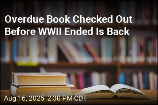 Overdue Book Checked Out Before WWII Ended Is Back