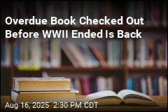 Overdue Book Checked Out Before WWII Ended Is Back