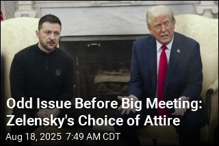 Odd Issue Before Big Meeting: Zelensky&#39;s Choice of Attire