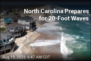 North Carolina Prepares for 20-Foot Waves