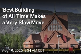 This Church Is Being Moved Verrrry Slowly to Its New Home