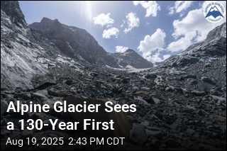 Alpine Glacier Sees a 130-Year First