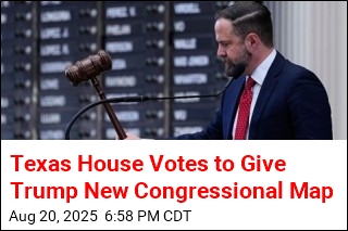 Texas House Votes to Give Trump New Congressional Map