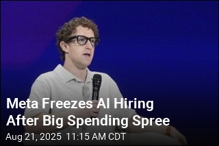 Meta Hits Pause on AI Hiring After Talent Spending Spree