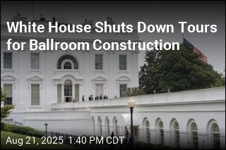White House Shuts Down Tours for Ballroom Construction