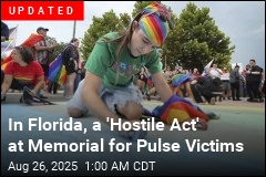 In Florida, a &#39;Hostile Act&#39; at Memorial for Pulse Victims
