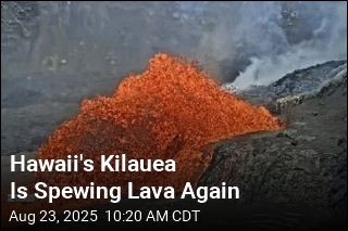 Hawaii&#39;s Kilauea Is Spewing Lava Again
