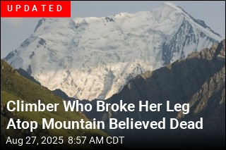 After Rescuer Dies, Efforts to Reach Stuck Climber Halt