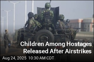 Children Among Hostages Released After Airstrikes