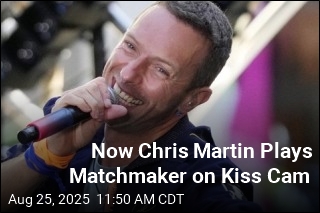 Chris Martin Still Getting Mileage Over Kiss Cam Scandal