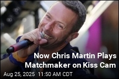 Chris Martin Still Getting Mileage Over Kiss Cam Scandal