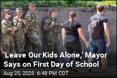 &#39;Leave Our Kids Alone,&#39; Mayor Says on First Day of School