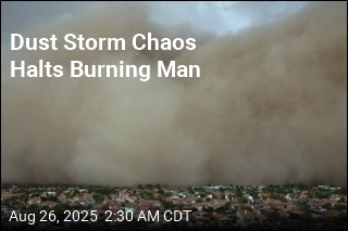 Dust Storm Chaos Halts Burning Man