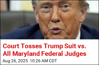 Court Tosses Trump Suit vs. All Maryland Federal Judges