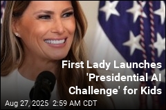 Melania Trump Launches K-12 Artificial Intelligence Challenge