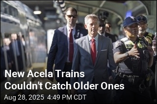 New Acela Trains Couldn&#39;t Catch Older Ones