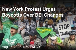 Wall Street March Defends DEI