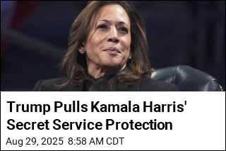 Trump Pulls Kamala Harris&#39; Secret Service Protection