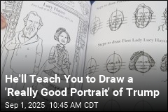 He&#39;ll Teach You to Draw a &#39;Really Good Portrait&#39; of Trump
