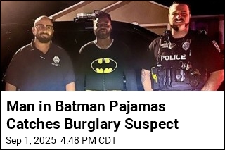 Man in Batman Pajamas Catches Burglary Suspect