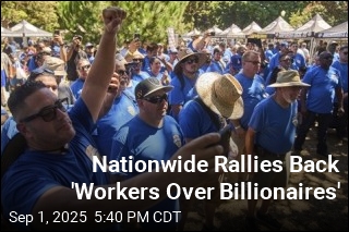 Rallies Back Labor Rights