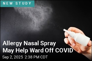 Allergy Nasal Spray May Help Ward Off COVID