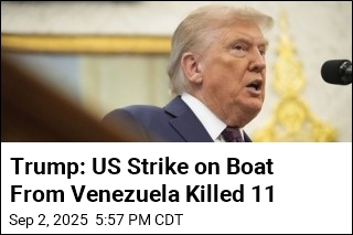 Trump: Military Hit Vessel From Venezuela