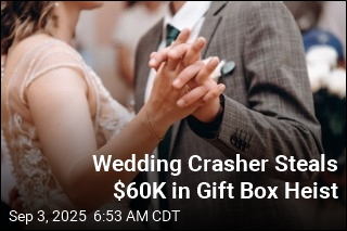 Wedding Thief Makes Off With $60K in Gift Box Heist