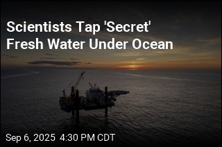 Scientists Tap &#39;Secret&#39; Fresh Water Under Ocean