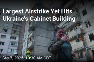 In a First, Russian Airstrike Hits Ukrainian Government Building