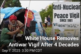 White House Removes Antiwar Vigil After 4 Decades