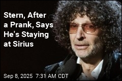 Stern, After a Prank, Says He&#39;s Staying at Sirius