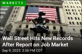 Wall Street Hits New Records After Report on Job Market