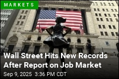 Wall Street Hits New Records After Report on Job Market