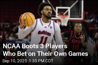 NCAA Bans 3 Players for Betting on Their Own Games